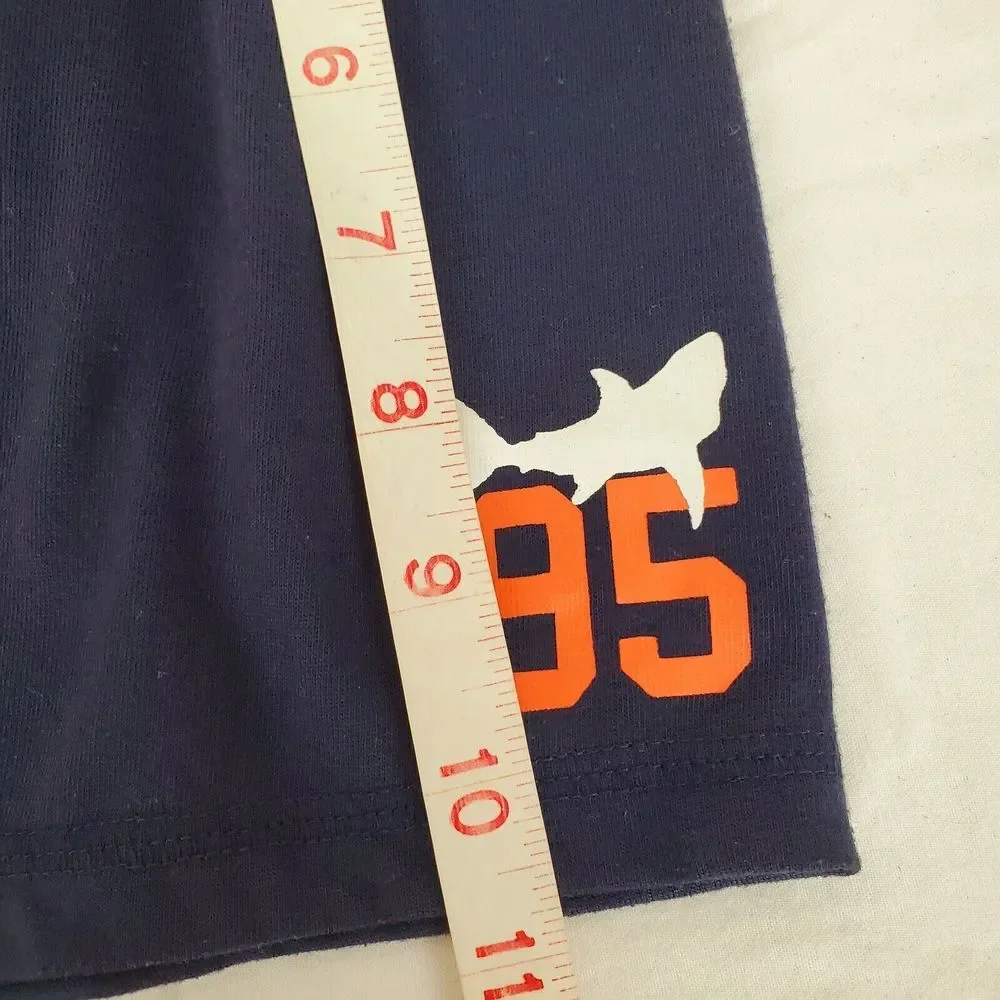 Oshkosh B'Gosh Boys Shark Print Casual Shorts‎ Navy Blue Size 4T